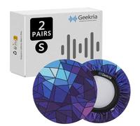 Geekria Lot de 2 paires de protège-oreilles en tissu flexible - Certifié sécurité du produit - Protections sanitaires lavables et extensibles pour casque supra-auriculaire, coussinets