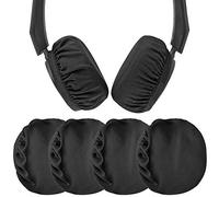 Geekria Lot de 2 Protège-Coussins pour Casque (Flex) - Certification sécurité Produit - Lavables & Extensibles - Couvre-Oreille pour Casques Supra-Auriculaires, Coussinets pour Sport/Jeux (S