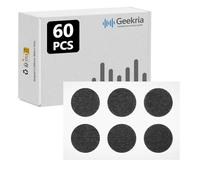 Geekria Lot de 60 autocollants d'huiles essentielles pour écouteurs, patch parfumé aux huiles essentielles pour jeux, bureau, arôme personnel, relaxant, rafraîchissant (parfum menthe)