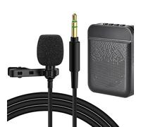 GEEKRIA Micro Cravate, Micro à condensateur omnidirectionnel avec Clip pour Appareil Photo Reflex, caméra d’Action, GoPro, amplificateur Vocal, Podcast, Youtube, TikTok, 3,5 mm, 120 cm, sans Piles