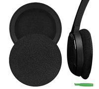 Geekria Mousse Confort Oreillettes de Remplacement pour AKG K420, K412, K403, K402 Casque Coussinets d'oreille Coussins, Pièces de réparation d'oreillettes(Noir)