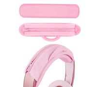 Geekria Nova Coussinet de Bandeau en Cuir protéiné Compatible avec Bose Beats JBL Sony Hyperx, Bande de Remplacement pour Casque, pièce de réparation pour Coussin de tête de Casque (Rose)