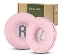Geekria Nova Coussinets d’Oreille de Rechange en Simili Cuir compatibles avec JBL JR300/300BT, T450BT/T500BT, Tune 500/500BT/510BT/520BT (Rose), pièces de réparation avec Guide vidéo