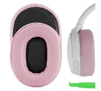 Geekria NOVA Coussinets de rechange en maille compatibles avec les casques Skullcandy Crusher Wireless/Crusher EVO/Crusher ANC, Hesh 3/Hesh EVO/Hesh ANC, Venue ANC (rose)