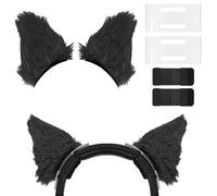 Geekria Nova Entretoise pour Casque + Fixation Oreilles de Chat Compatible avec Razer, JBL, Plantronics, Sennheiser, Logitech, Hyperx, Corsair, Installation Facile, Confortable et élégant