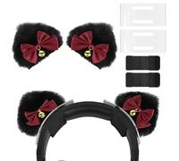 GEEKRIA NOVA Espaceur de bandeau + oreilles de chat compatibles avec Sony, Bose, Skullcandy, Beats, Marshall, installation facile, confortable et élégant (noir), TLT2-11