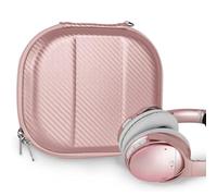 Geekria Nova Étui pour Casque Compatible avec Bose QC Ultra, QuietComfort 35 II, QC45, QC25, QCSE, étui de Transport de Voyage à Coque Rigide de Remplacement avec Rangement pour câble (Or Rose)
