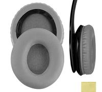 GEEKRIA Oreillette de Rechange pour Casque Beat SoloHD - Coussinets en Mousse à Mémoire de Forme et Cuir Protéiné - Gris