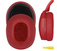 Geekria Oreillette de Rechange pour Skullcandy Venue, Crusher Bluetooth sans Fil, Hesh 3 Bluetooth sans Fil Casque/Coussinets d'oreille/Coussinets de réparation (Rouge)