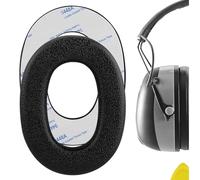 Geekria Oreillettes de Rechange pour 3M WorkTunes (90543, 90544, 90542, 90541) / Peltor Range Guard Connect (EM042/033/037) Noir
