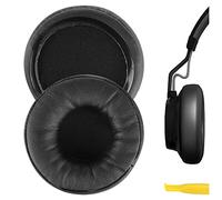 Geekria Oreillettes de Rechange pour Jabra Move / 25h Wireless/Plantronics BackBeat FIT 505 500 Casques Bluetooth on-Ear, Coussinets d’Oreille (Noir)