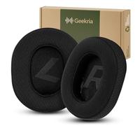 Geekria Oreillettes de Remplacement en Tissu Mesh compatibles avec Les écouteurs sans Fil Plantronics BackBeat GO 810, Coussinets d’Oreille, pièces de réparation (Noir)
