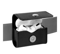 Geekria Pochette pour écouteurs avec passant de ceinture compatible avec Apple AirPods 4/Pro/Pro 2/3, étui de protection avec clip pour sangle de sac (noir)