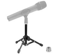 GEEKRIA pour créateurs, Support de Micro de Table avec trépied, Compatible avec JBL Wireless Two, Sennheiser E835, E835-S, Audio-Technica ATM510, avec Pieds antidérapants Pliables