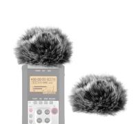 Geekria pour Creators Bonnette Anti-Vent en Fourrure Compatible avec Zoom H2n, H4n, H4n Pro, Micro DeadCat, Pare-Brise en Peluche (Gris/Pack de 2)