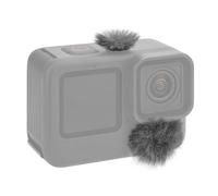 Geekria pour Creators bonnette Anti-Vent Micro « Dead Cat » Compatible avec GoPro Hero 13, 12, 11, 10, 9, 8, Pare-Brise Anti-Bruit du Vent, Enregistrement extérieur et vlog (Gris)