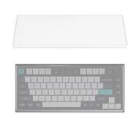 Geekria Protège-Clavier 75% 84 Touches à Bouton, Couvercle en Acrylique, Compatible avec Keychron Q1 HE/Max/Pro/V1/V1 Max, Aula F75 Pro, F75 (Frosted)