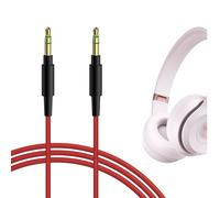Geekria QuickFit Audio Câble Compatible avec Beats Solo3.0, Solo2.0, Solo1.0, Studio3, Studio2, Studio, Executive, Pro, Mixr Casque, 3.5mm Ordon Stéréo de Remplacement (1,2m)