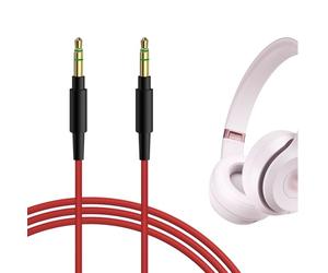 Geekria QuickFit Audio Câble Compatible avec Beats Solo3.0, Solo2.0, Solo1.0, Studio3, Studio2, Studio, Executive, Pro, Mixr Casque, 3.5mm Ordon Stéréo de Remplacement (1,2m)