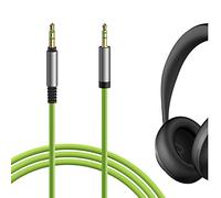 Geekria QuickFit Audio Câble Compatible avec Bose 700 ANC, NC 700, QC 45, QuietComfort 35 II, QC 35, QC 25 Casque, 2.5mm to 3.5mm Ordon Stéréo de Remplacement(1,2m)