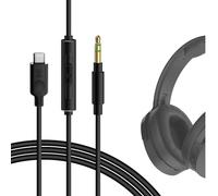 GEEKRIA QuickFit Câble Audio USB-C numérique vers Audio avec Micro Compatible avec Skullcandy Hesh Evo, Crusher Evo,Crusher, câble Audio auxiliaire de Type C pour Pixel 6/5/4a,S20+,Note 10/20(1,2 m)