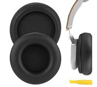 GEEKRIA QuickFit Coussinets de Rechange en Cuir protéiné pour Casque Beoplay H4, H6, H7, H9, H9i, HX, Portal Coussinets d'oreille, Coussinets de Casque, pièces de réparation (Noir)