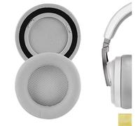 Geekria QuickFit Coussinets de Rechange en Cuir protéiné pour Casque Corsair Virtuoso RGB, Virtuoso RGB Wireless SE, Virtuoso RGB sans Fil XT - Coussinets de Rechange pour Oreillettes (Gris)