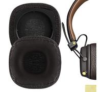 GEEKRIA QuickFit Coussinets de rechange en cuir protéiné pour casque Marshall Major III avec fil, Bluetooth sans MID ANC (Marron), (EJZ264-03)