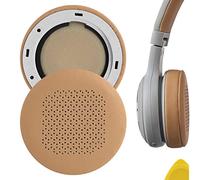 Geekria QuickFit Coussinets de rechange en cuir protéiné pour casque sans fil Bluetooth JBL Duet BT (kaki)