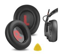 Geekria QuickFit Coussinets de rechange en cuir protéiné pour casque sans fil JBL Quantum 800 Noir
