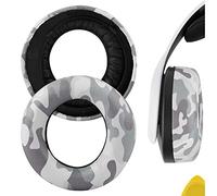 GEEKRIA QuickFit Coussinets de rechange en cuir protéiné pour casque sans fil Sony PlayStation 5 PULSE 3D PS5, pièces de réparation (camouflage) EJZ226-04