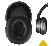 Geekria QuickFit Coussinets de rechange en cuir protéiné pour casque Sony MDR-10RC (Noir)