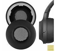 Geekria QuickFit Coussinets de rechange en cuir protéiné pour casque Sony WH-H800, WH-H810 Noir