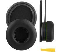 Geekria QuickFit Coussinets de rechange en cuir protéiné pour casque Xbox One Chat Noir