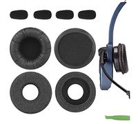 Geekria QuickFit Coussinets de rechange en similicuir et mousse pour microphone Compatible avec casque BlueParrott B250-XTS, B250-XT Plus, B250-XT, B250, B150 Noir