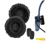 Geekria QuickFit Coussinets de rechange + mousse de pare-brise pour casque BlueParrott B250-XTS, B250-XT Plus, B250-XT, B250, B150 Noir