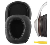 Geekria QuickFit Coussinets de rechange pour casque DENON AH-D600, AH-D7100 Noir