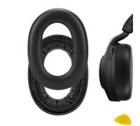Geekria QuickFit Coussinets de rechange pour casque Jabra Evolve2 85 Noir