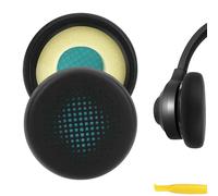 Geekria QuickFit Coussinets de rechange pour casque JLab Go Work - Pièces de rechange (noir)