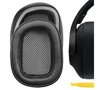 Geekria QuickFit Coussinets de rechange pour casque Logitech G433/G233/PRO (Noir)