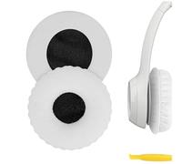 Geekria QuickFit Coussinets de Rechange pour Casque Logitech H390, H600, H609 Blanc