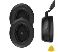 Geekria QuickFit Coussinets de rechange pour casque sans fil Sennheiser Momentum 4 Noir