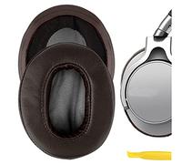 Geekria QuickFit Coussinets de rechange pour casque Sony MDR-1ABT, MDR-1RBT, MDR-1RNC (marron)