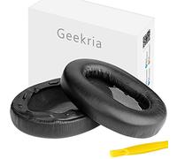 Geekria QuickFit - Coussinets de rechange pour casque Sony MDR-1AM2 (MDR1AM2 MDR-1AM2/B) - Pièces de réparation (anneau en plastique noir)