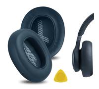 Geekria QuickFit Coussinets de rechange pour JBL Live 650 BTNC, Lifestyle E65BTNC, Duet NC, Live 660 NC, pièces de rechange (bleu)