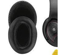 Geekria QuickFit Coussinets de Remplacement pour Sennheiser Game One/Zero, PC 360/363D/373D, Oreillettes, pièces de réparation avec Guide vidéo (Noir)