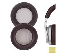 Geekria QuickFit Coussinets d'oreille de Rechange en Cuir protéiné pour Casque Corsair Virtuoso RGB, Virtuoso RGB Wireless SE, Virtuoso RGB XT sans Fil, Coussinets de réparation (Noir)