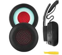 Geekria QuickFit Coussinets d'oreille de rechange en cuir protéiné pour casque MPOW HC5, HC6, coussinets d'oreille, pièces de réparation (noir)