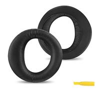 Geekria QuickFit Coussinets d'oreille de rechange en cuir protéiné pour casque Sony MDR-DS6000 DS6500 DS7000 DS7100 RF4000 RF5000 RF6000 RF6500 RF7000 RF7100 Noir