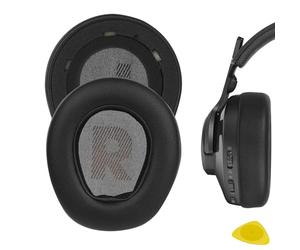 Geekria QuickFit Coussinets d'oreille de Rechange pour Casque JBL Quantum 400, Q400, Coussinets d'oreillettes, Coques d'oreillettes, pièces de réparation (Noir)